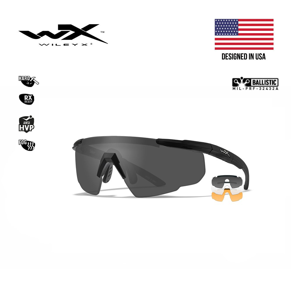 Баллистические очки Saber Advanced 3 линзы 308 Wiley-X