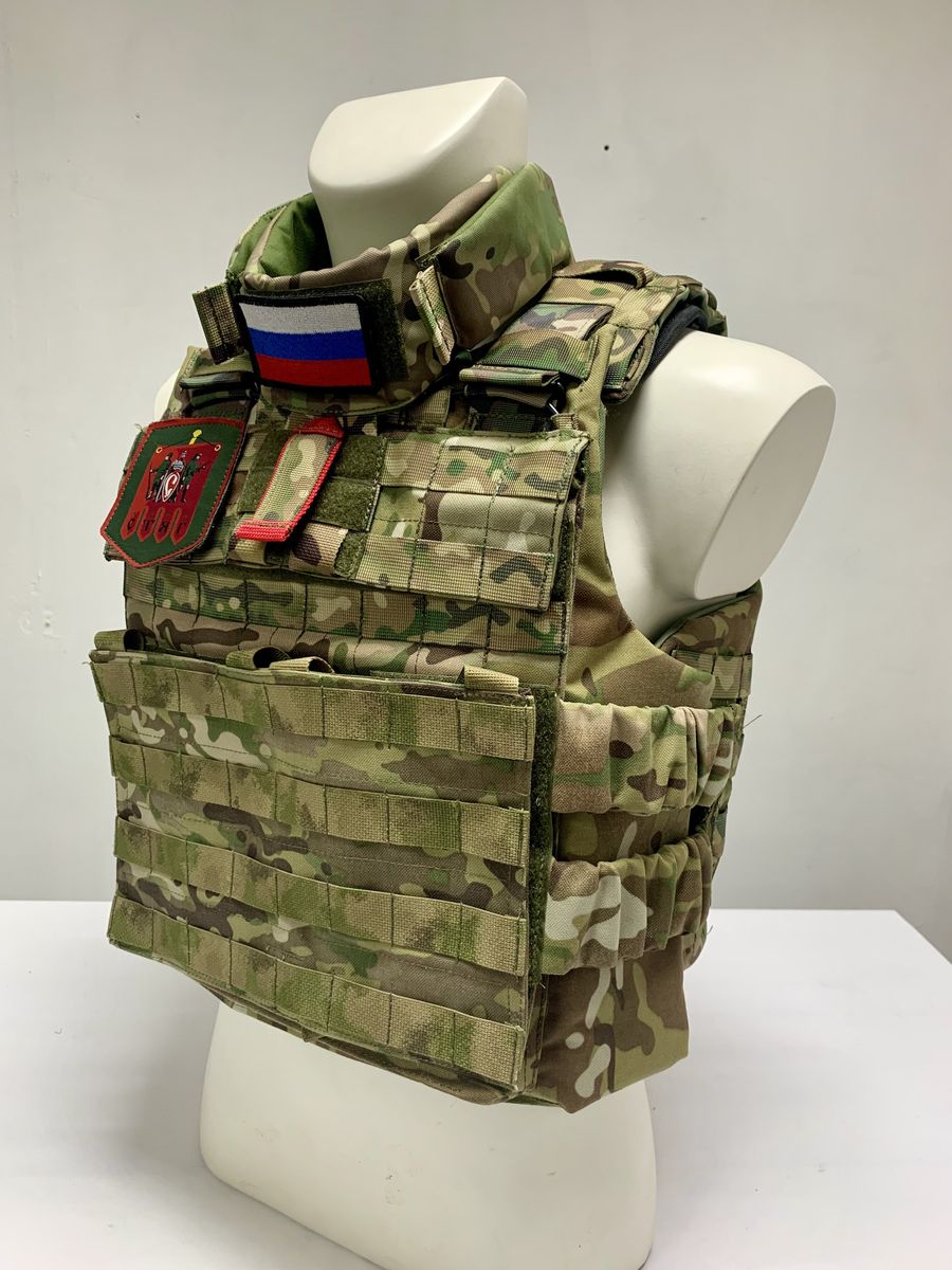 Защитный жилет "Доспех" с внешними карманами под плиты (без наплечников)