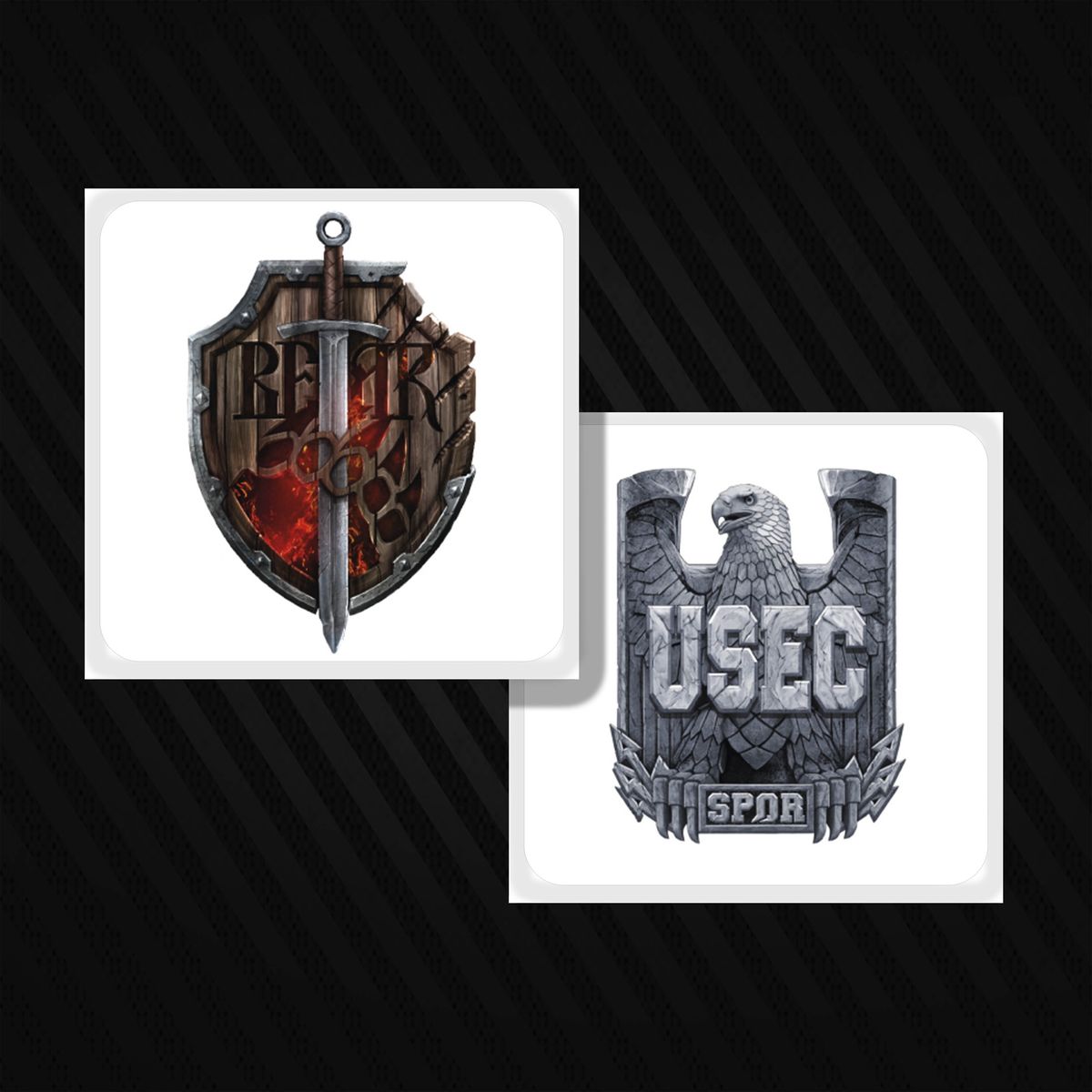 Стикеры с Тарковскими Логотипами | Escape from Tarkov merch store