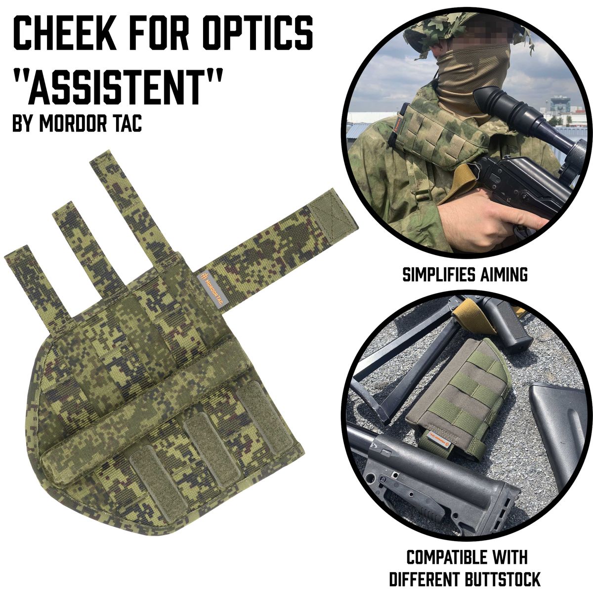 Cheek for butstock “Assistent”