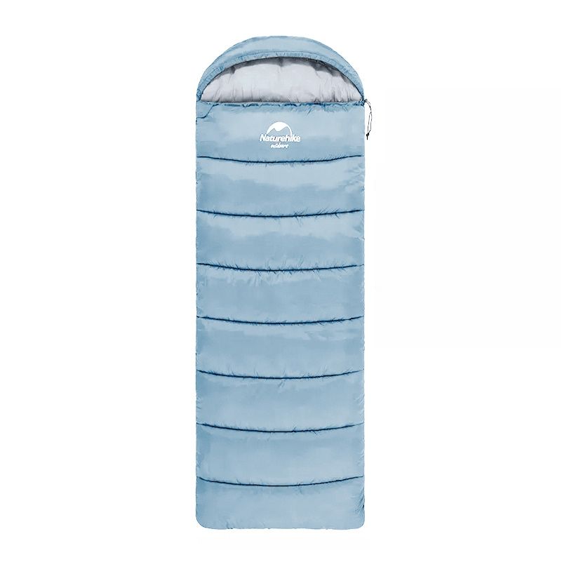 Мешок спальный Naturehike NH20MSD07-U350S (ПРАВЫЙ) голубой