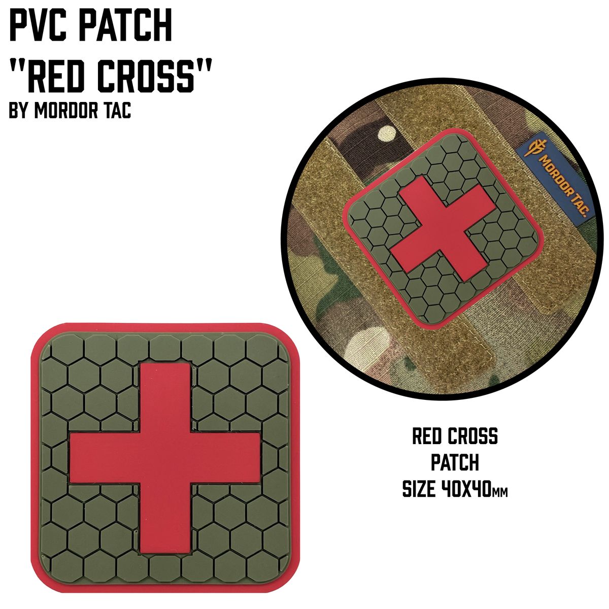 PVC patch "Red Cross"