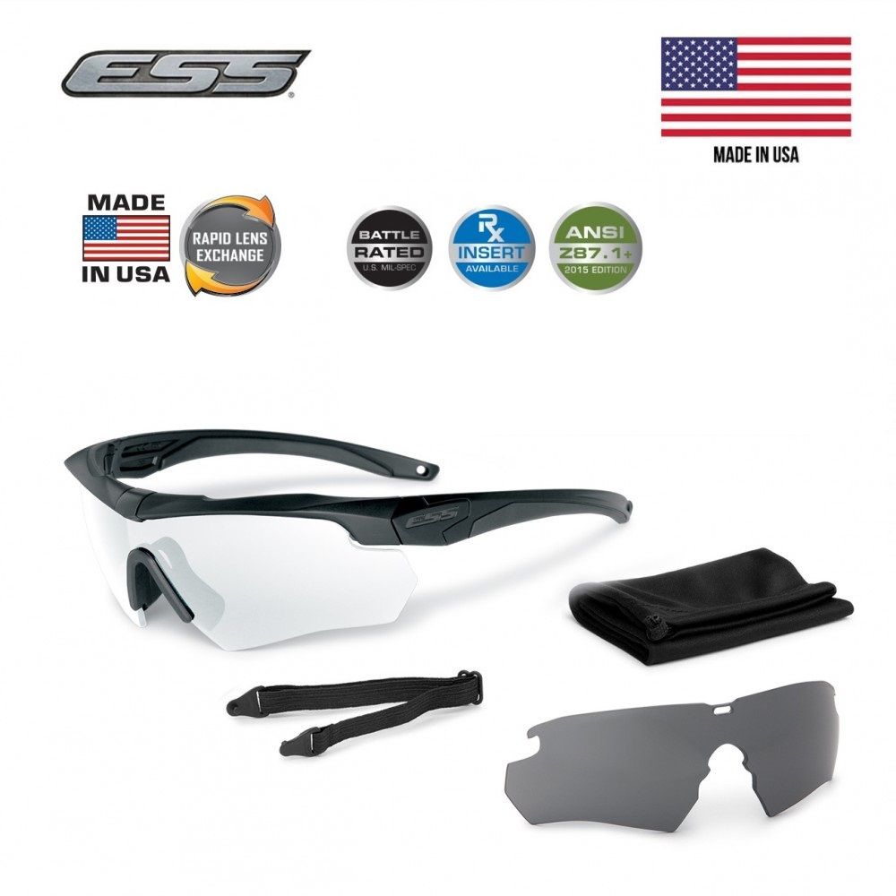 Баллистические очки ESS Crossbow x2 линзы. Академия снаряжения