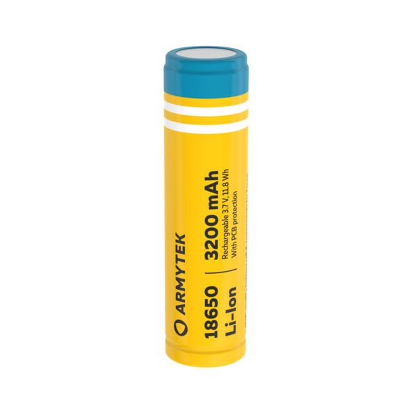 Аккумулятор 18650 Li-Ion c защитой 3200 mAh Armytek