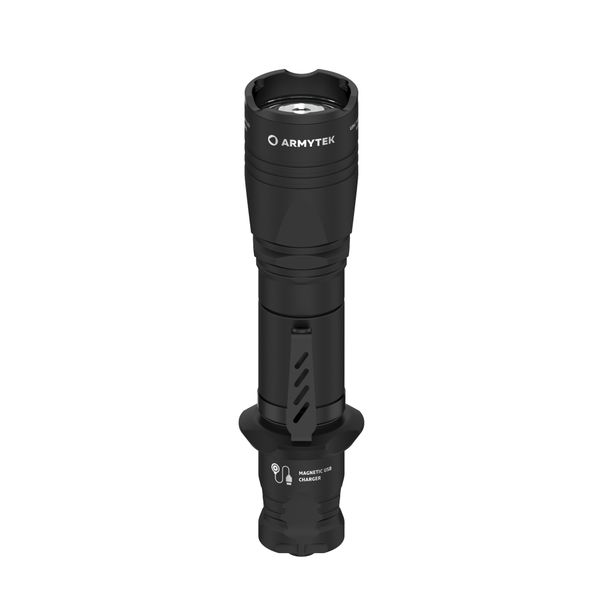 Фонарь Armytek Dobermann Pro Magnet USB Black Теплый Свет