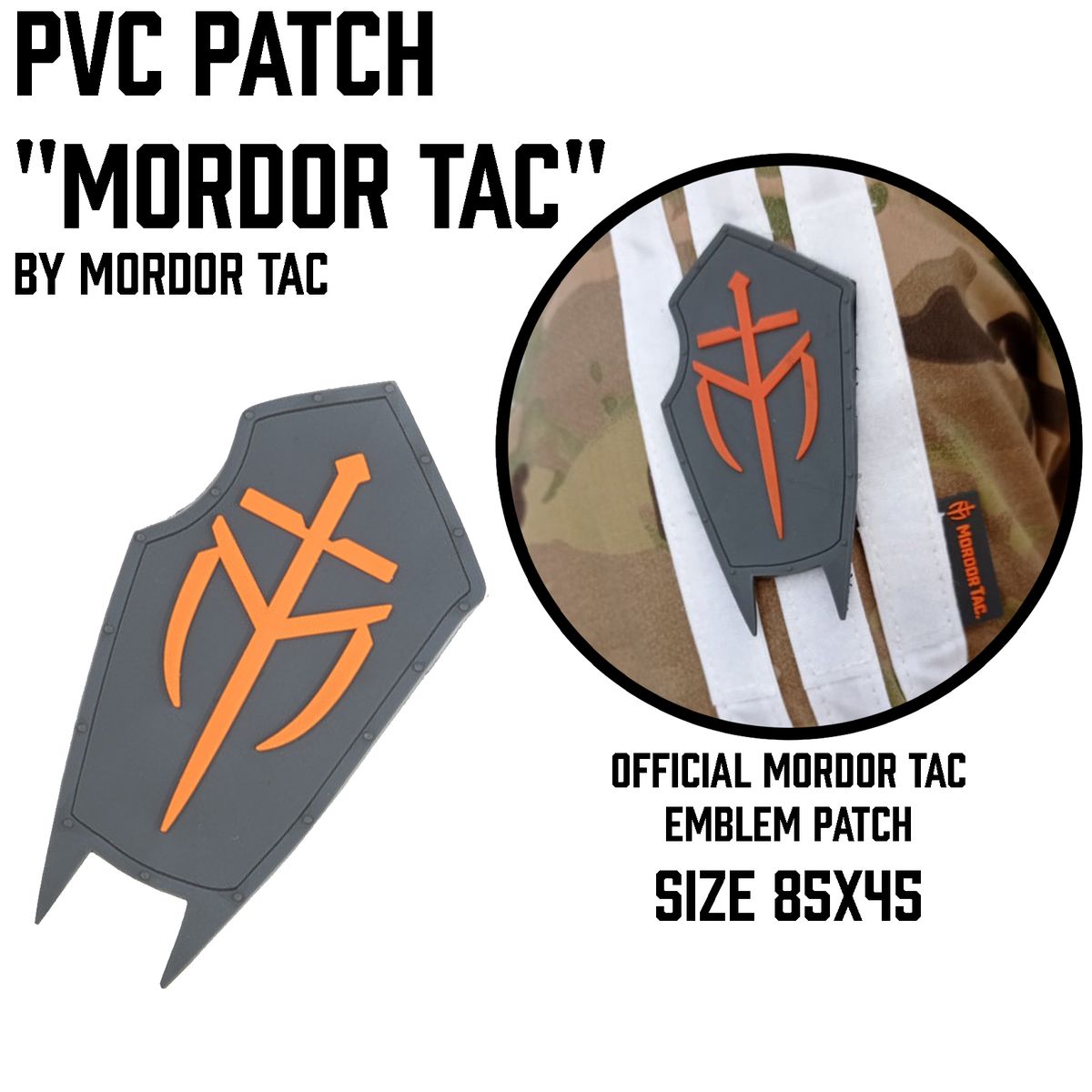 "Mordor Tac" PVC patch