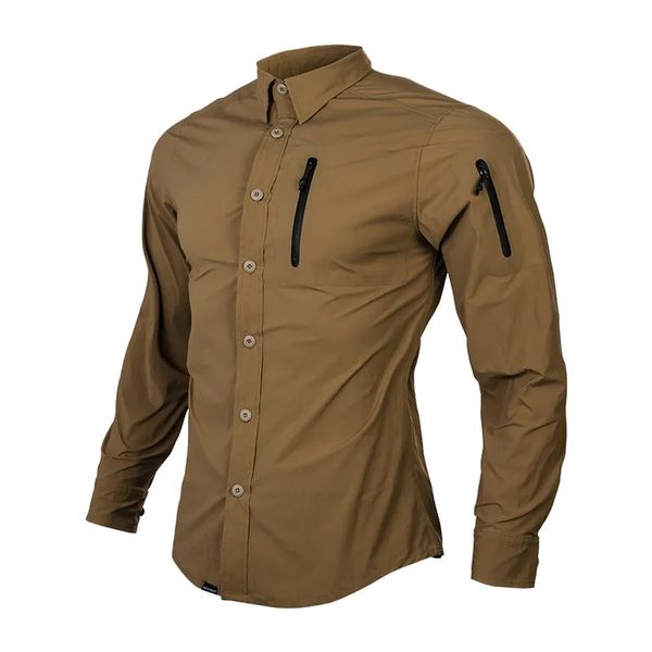 Тактическая рубашка ZIP Triple Tech Tac-Shirt EmersonGear Blue Label EMB9381