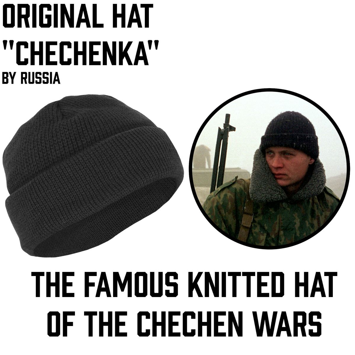 Original hat "Chechenka"
