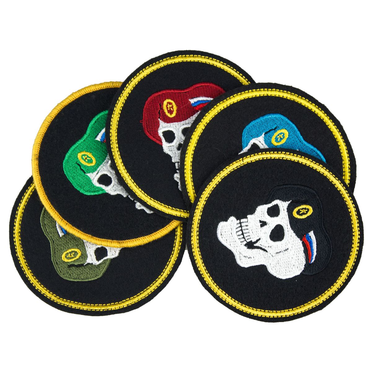 "Skull" Embroidered Patch