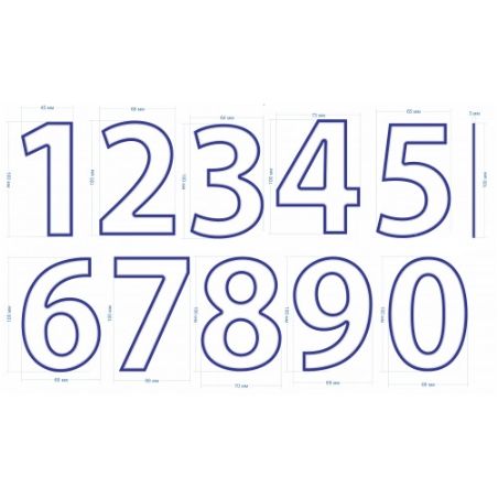 PVC Patch "Digitals" old collection