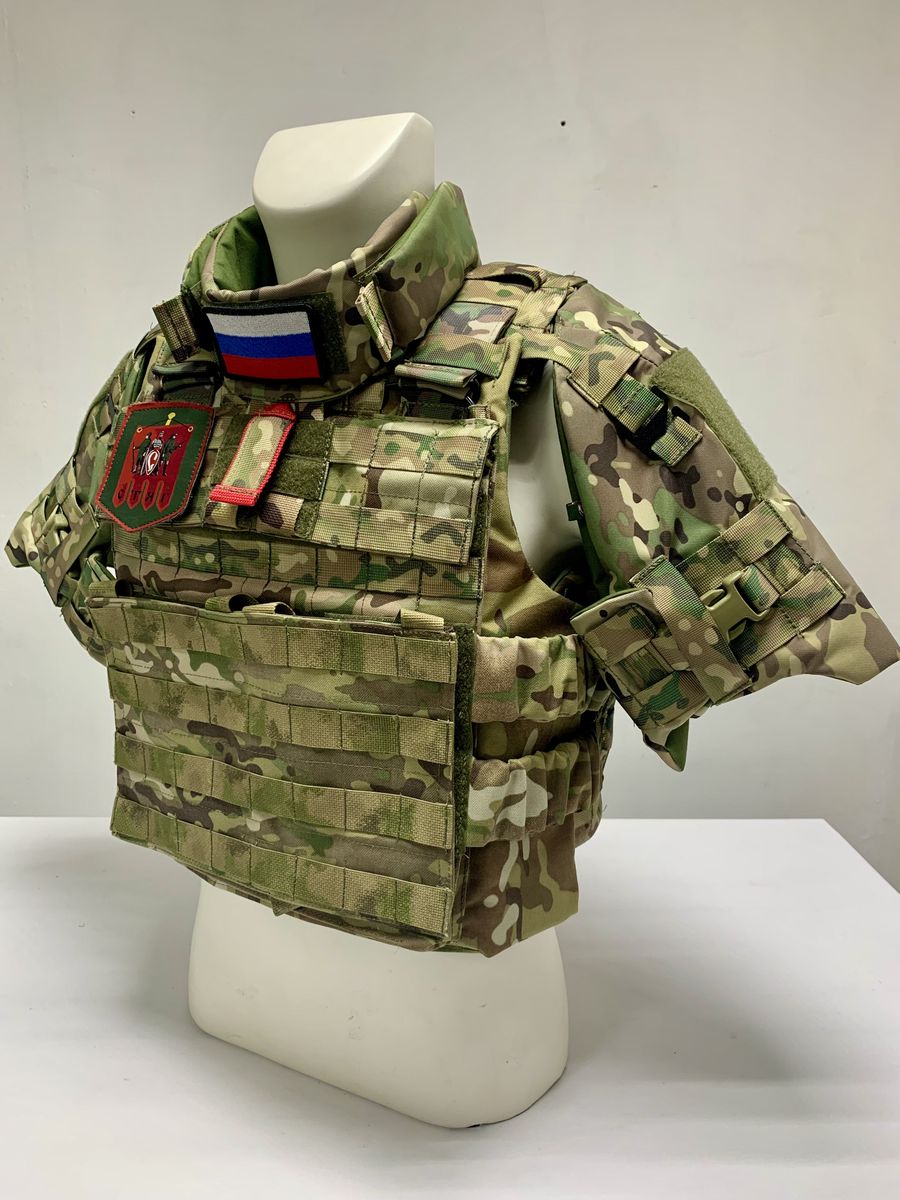 Защитный жилет "Доспех" с внешними карманами под плиты (без фестонов)