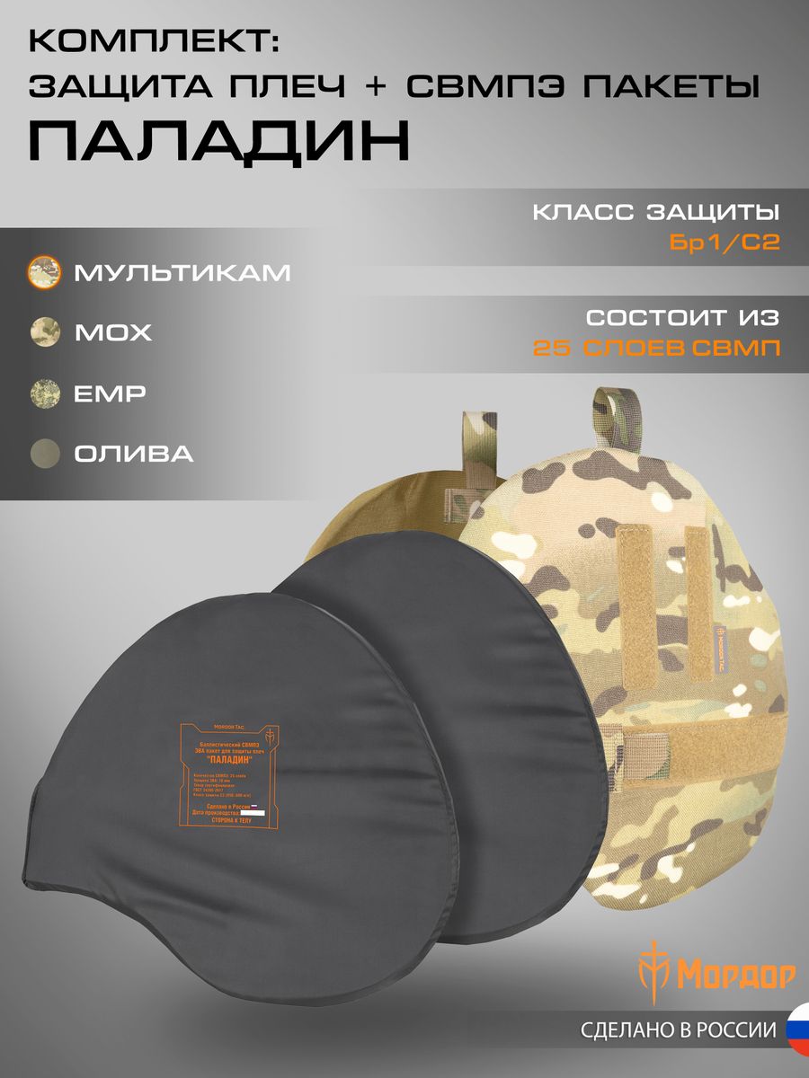 Комплект: защита плеч «Паладин» + баллистика