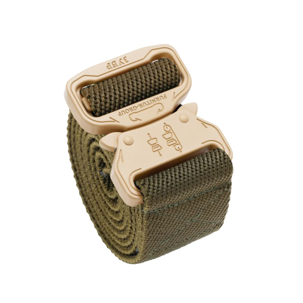 Ремень тактический "ЗУБР Э" 39мм хаки, пряжка темн. бежевый Zubr-Force