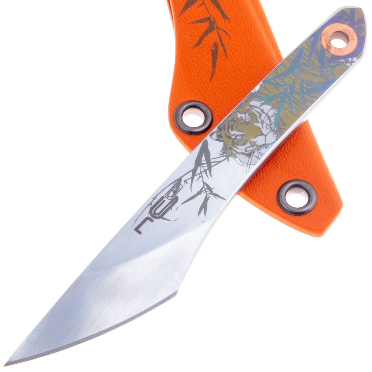 Нож N.C.Custom киридаши KOI Tiger, Orange сталь AUS-8 | Академия снаряжения