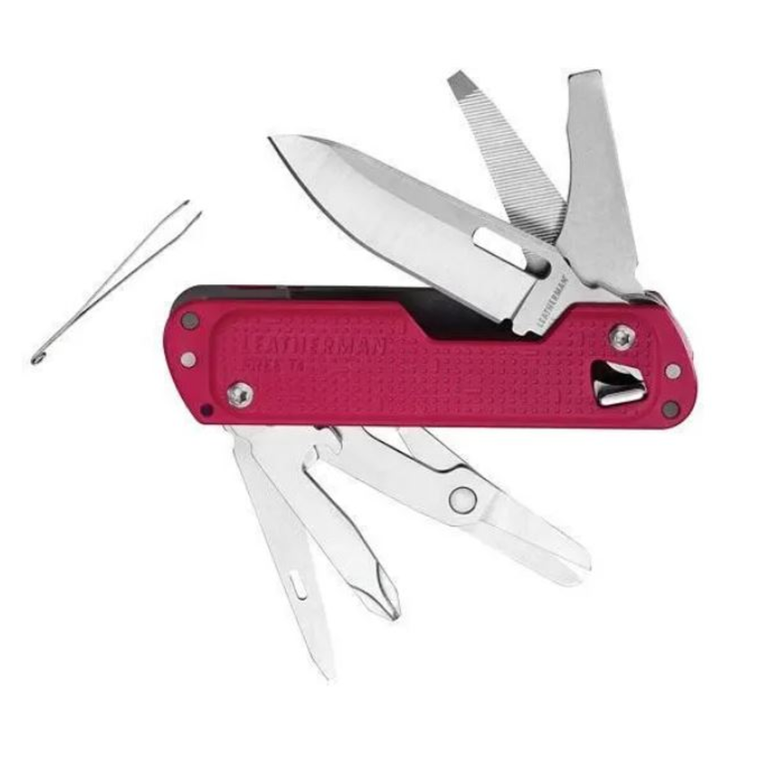 Мультитул LEATHERMAN FREE T4/BOX-INT CRIMSON 832871