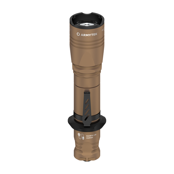 Фонарь Armytek Dobermann Pro Magnet USB Sand Теплый Свет