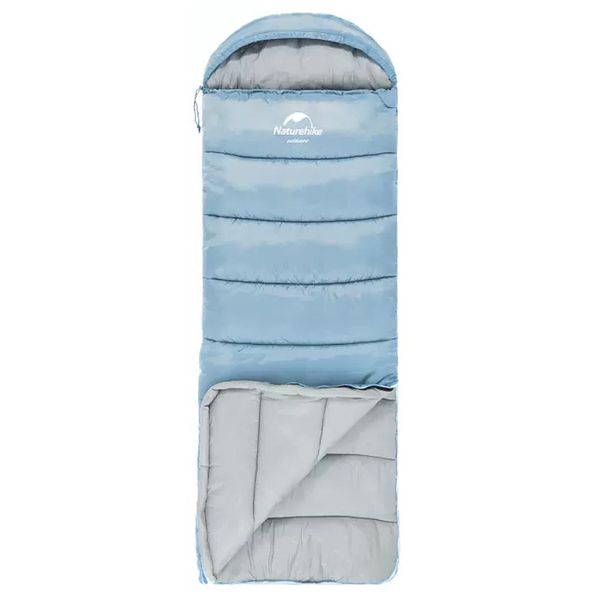 Мешок спальный Naturehike NH20MSD07-U350S (ЛЕВЫЙ) голубой