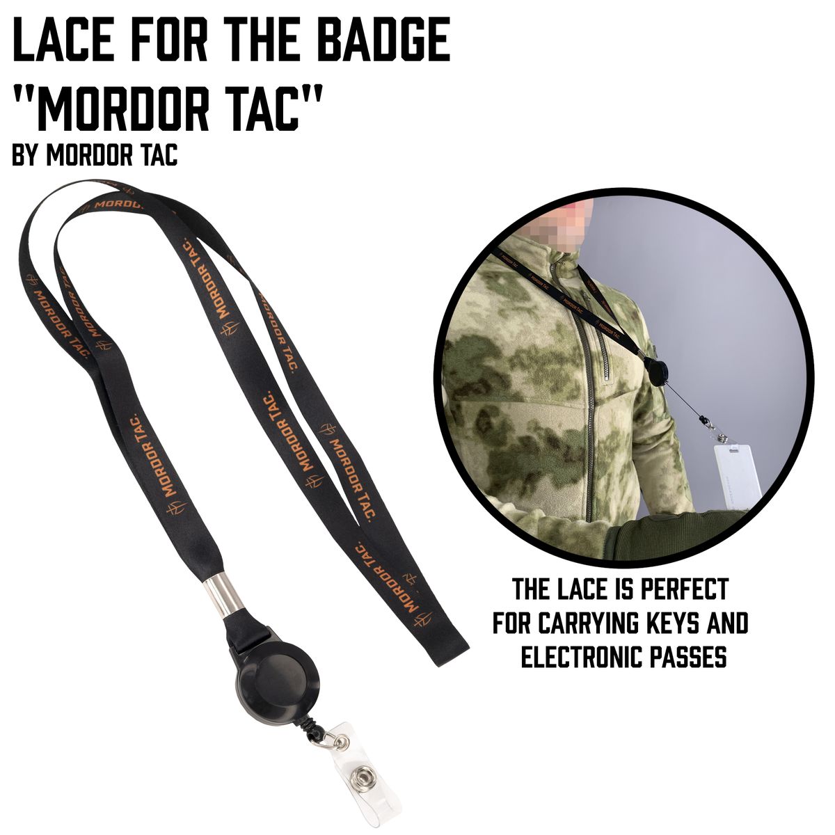 "Mordor Tac" Lace for the badge