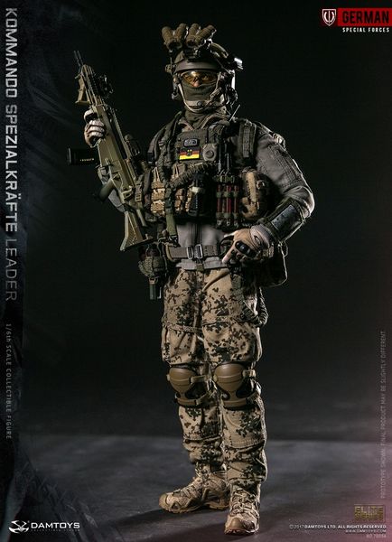 Коллекционная фигурка DAMTOYS - 1/6 78054 - KSK (KOMMANDO SPEZIALKRÄFTE) - LEADER Action Figure