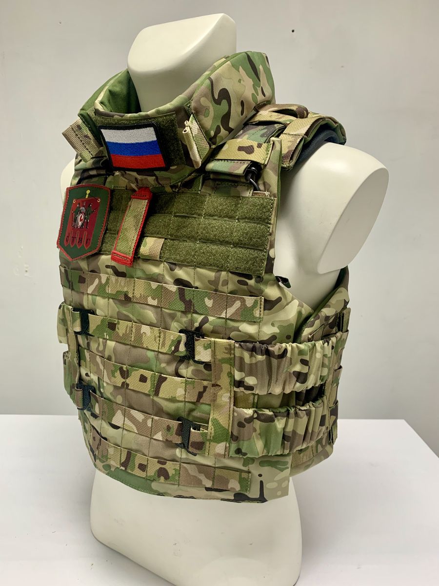 Защитный жилет "Доспех" с внутренними карманами под плиты (без наплечников)