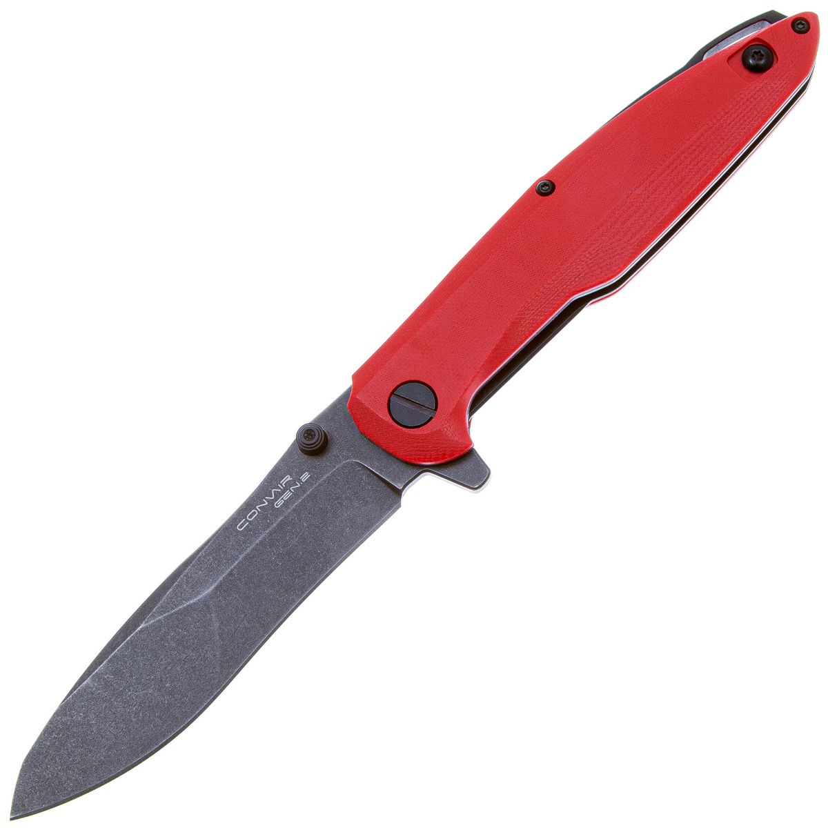 Складной нож Mr.Blade Convair Gen.2 Blackwash D2 Red G10