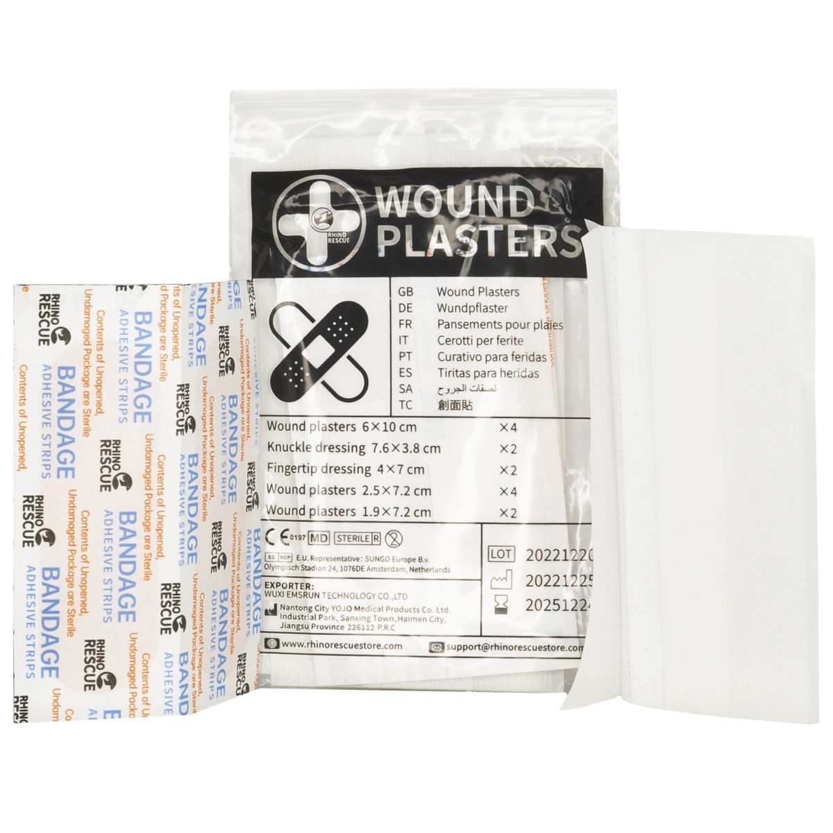 Wound plasters "Rhino Rescue"