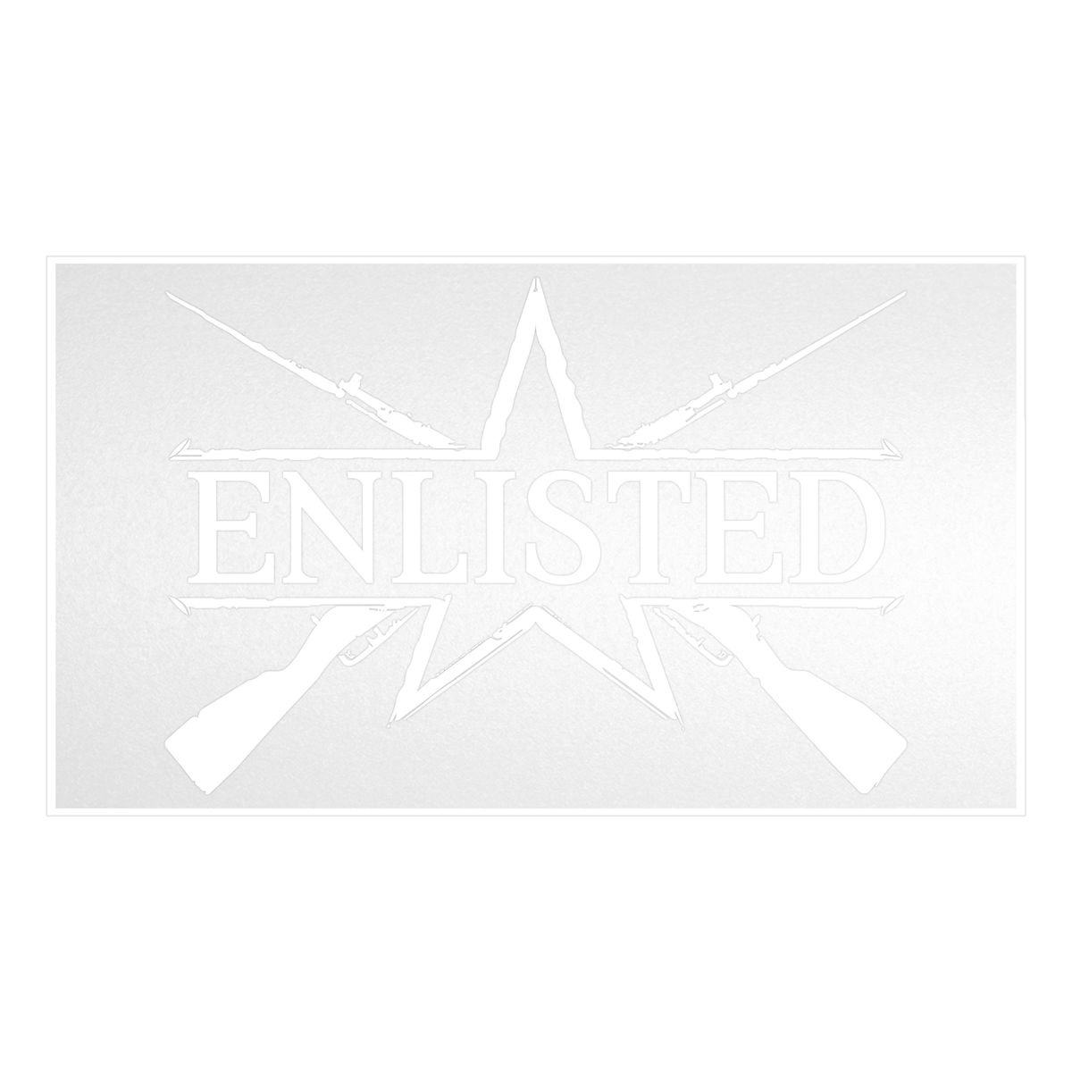 Наклейка "Enlisted"