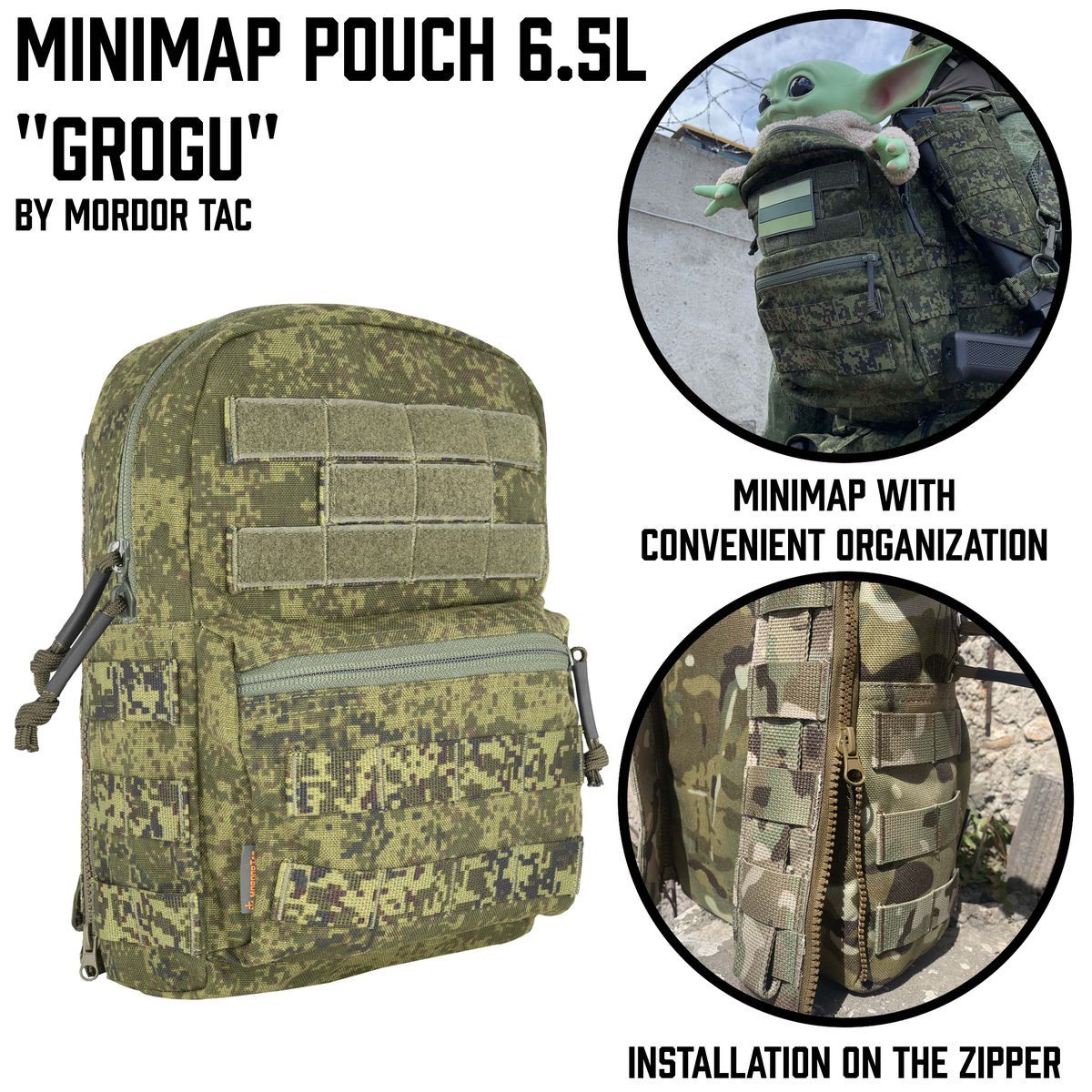 Tactical backpack Minimap "Grog" 6.5 liters