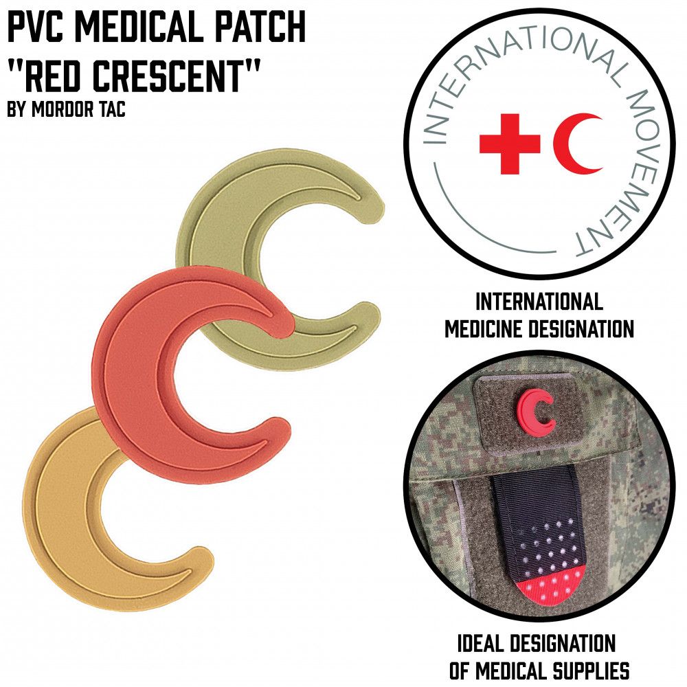 "Red Crescent" PVC medical patch