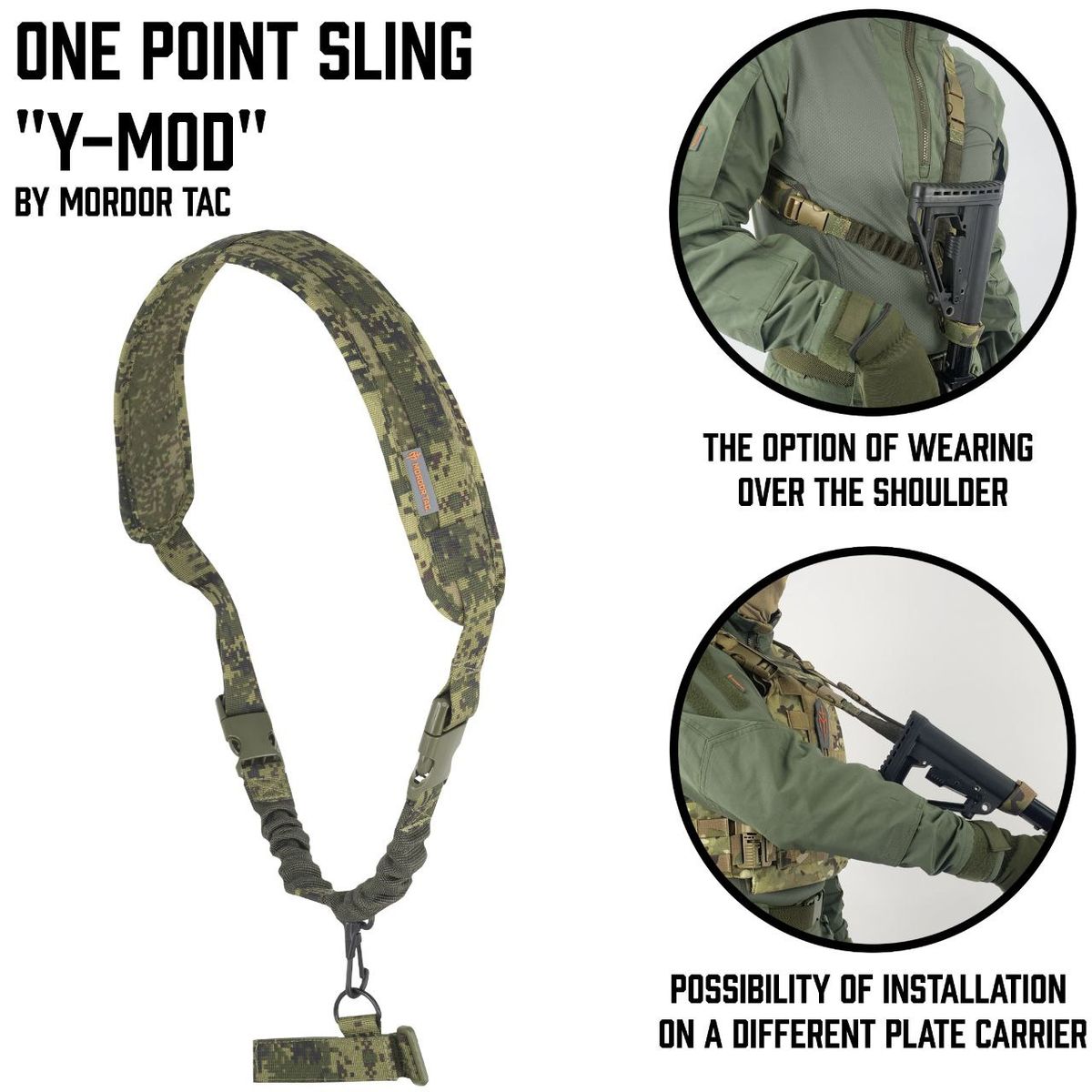 One point weapon sling "Y-MOD"