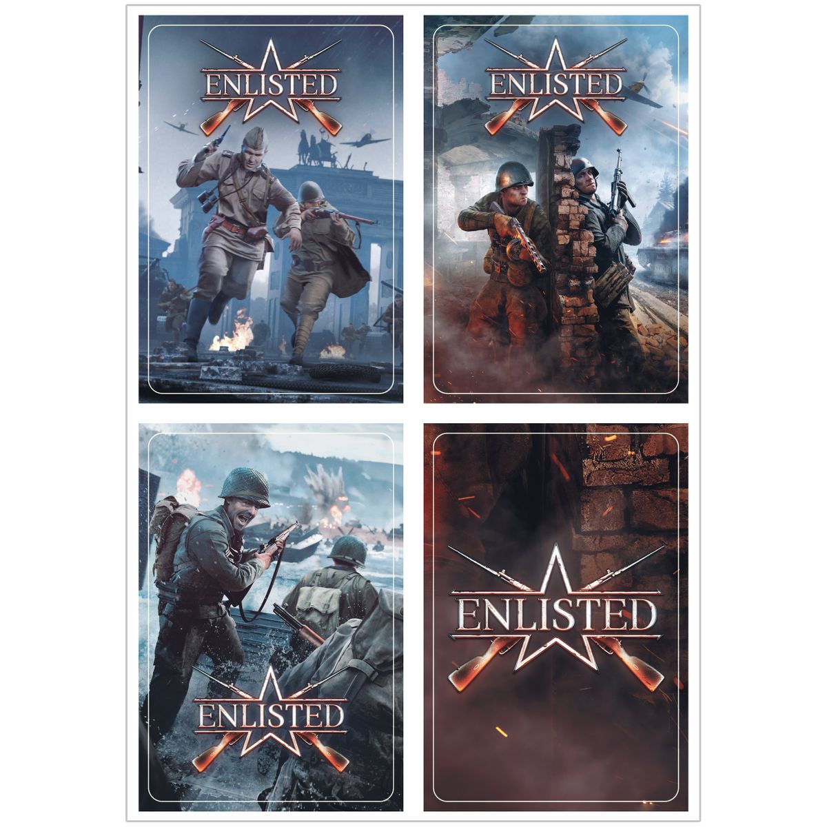 Комплект стикеров "Enlisted"
