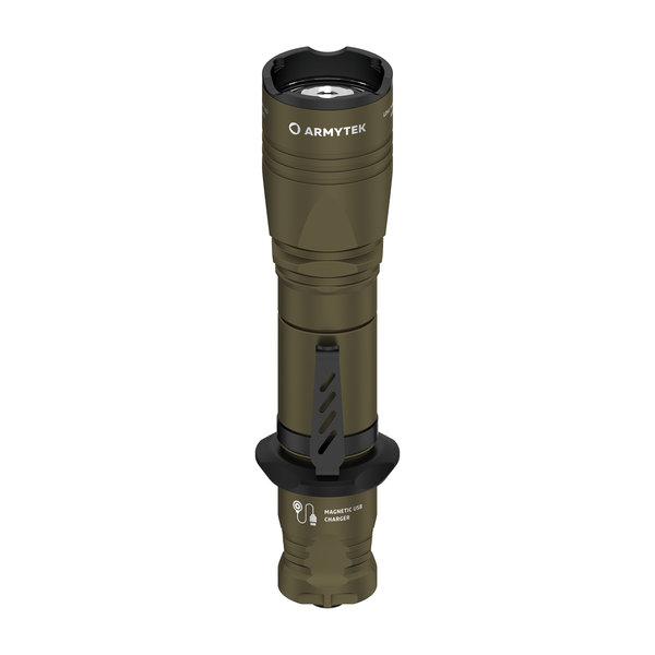 Armytek Dobermann Pro Magnet USB Olive Теплый Свет